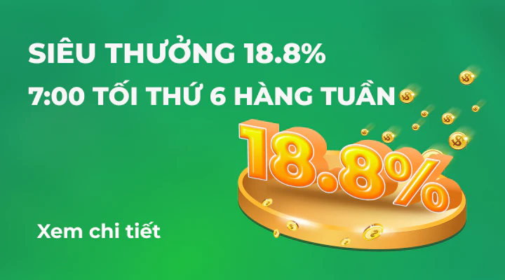 Khuyến mãi hàng tuần ở nhà cái i5bet